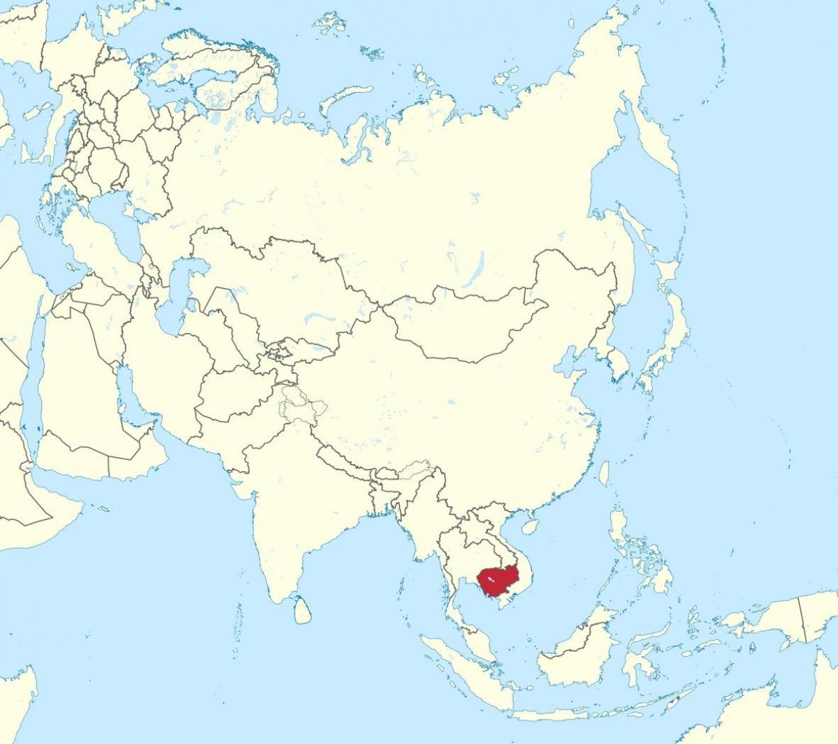 地图柬埔寨亚