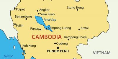 柬埔寨城市地图